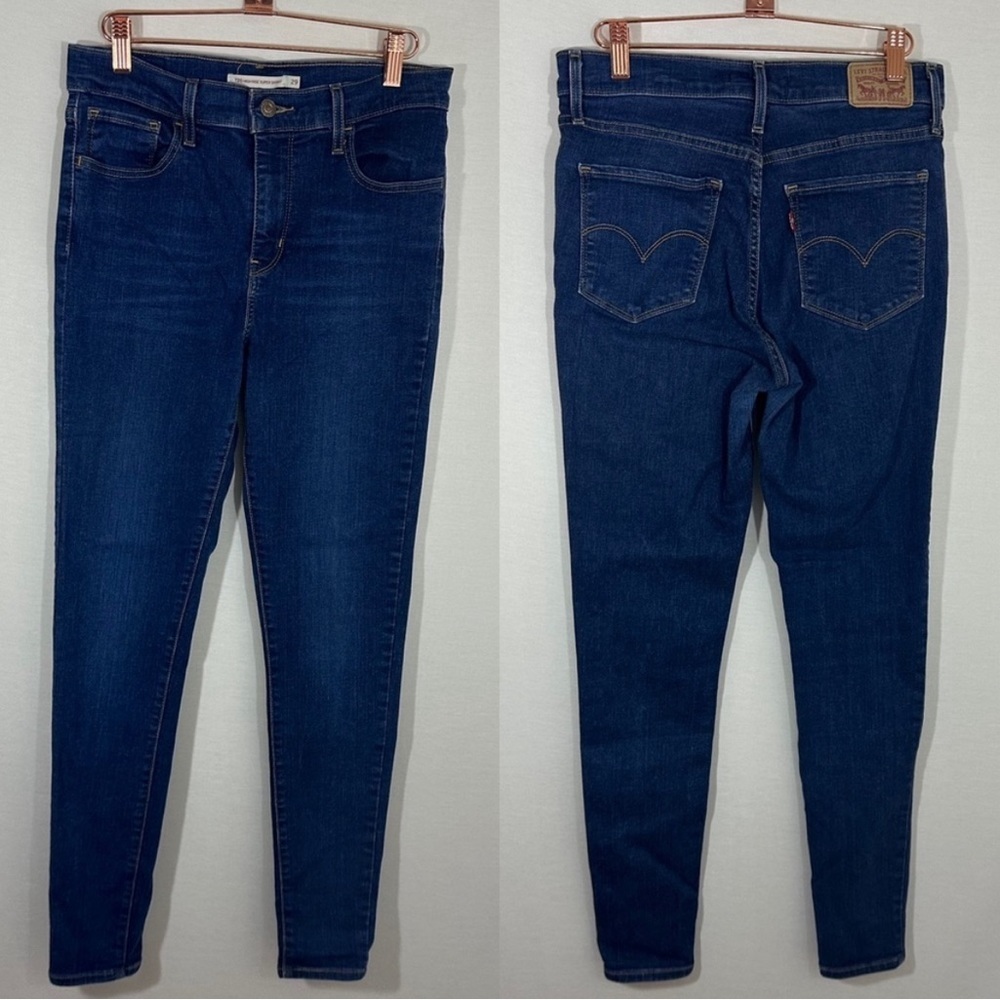 Levi’s 720 High Rise Super Skinny Dark Wash Jeans Size 29